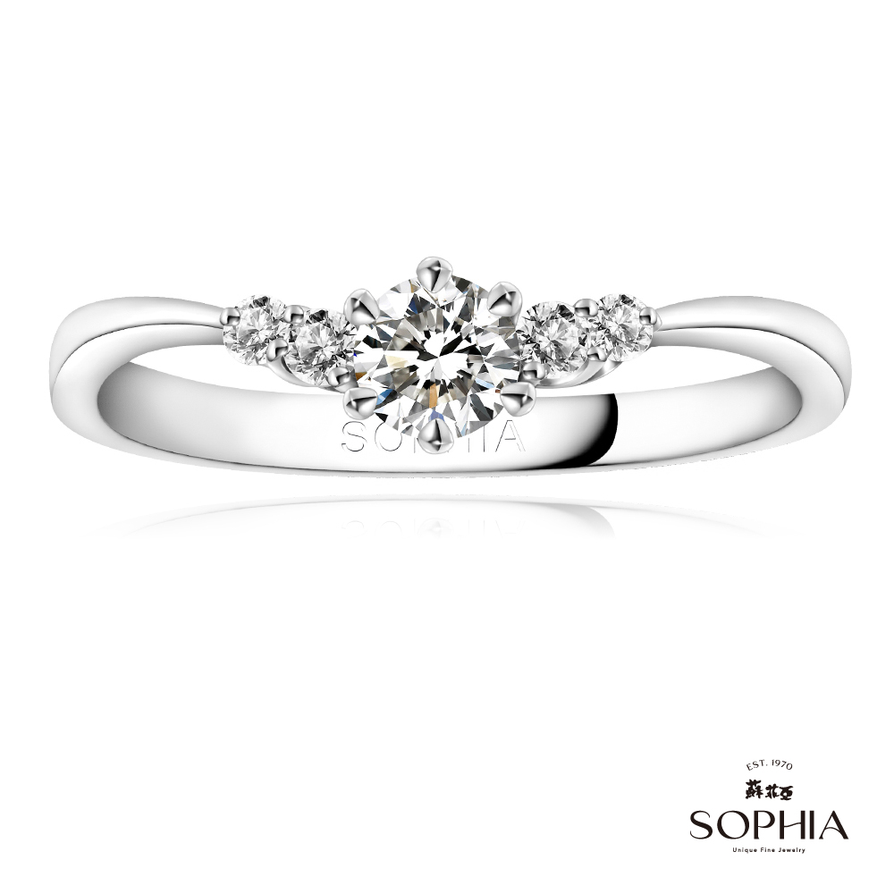 SOPHIA 蘇菲亞珠寶 - 愛你 30分 D/SI1 18K 鑽石戒指