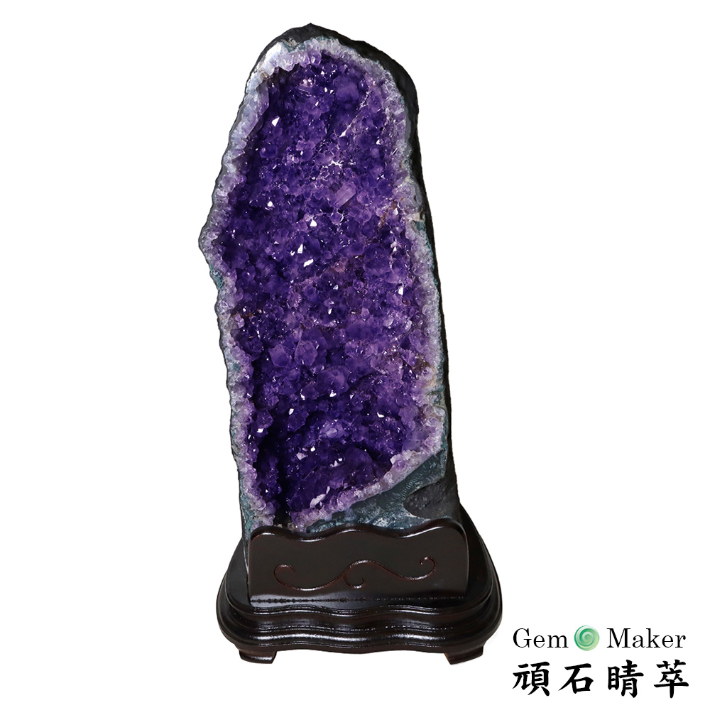 【GemMaker頑石睛萃】開運招財天然巴西紫晶洞 FA-314(13.5kg)