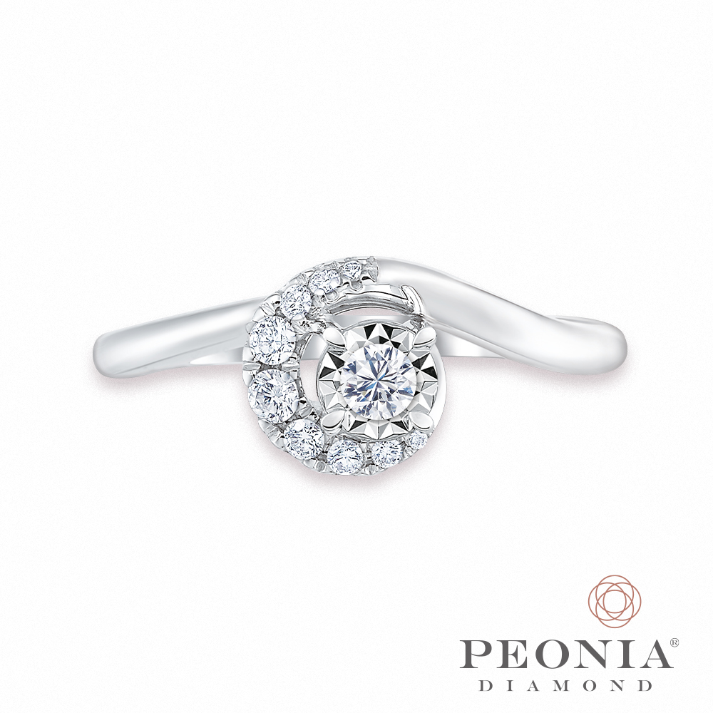 【PEONIA Diamond】Affinity縴悅(紐) 鑽石戒指(港圍15)