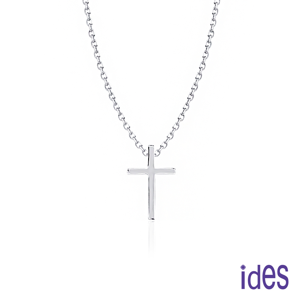 ides愛蒂思 輕珠寶時尚設計十字架項鍊鎖骨鍊/愛的信仰