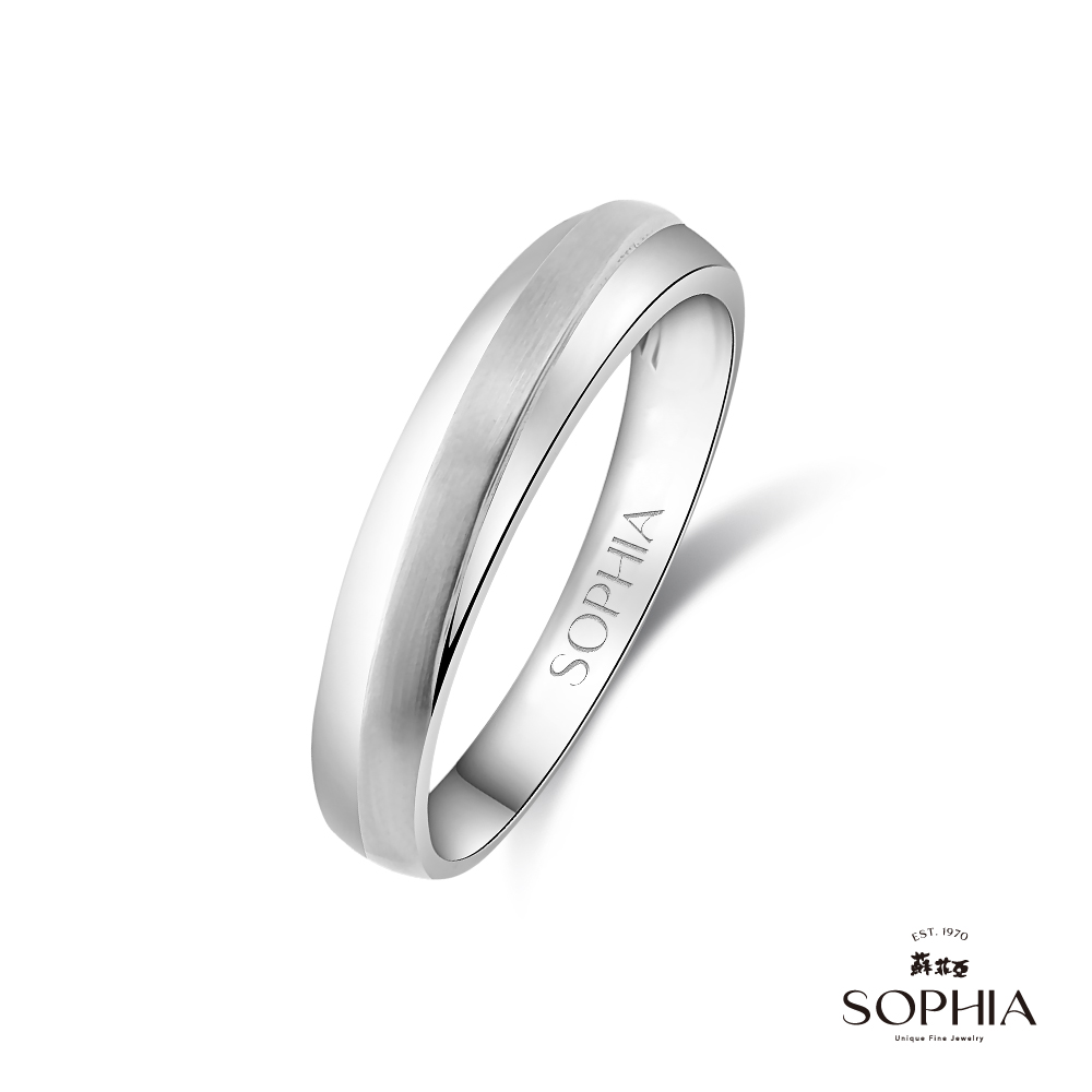 SOPHIA 蘇菲亞珠寶 - 相守一生 950鉑金 結婚對戒-男戒