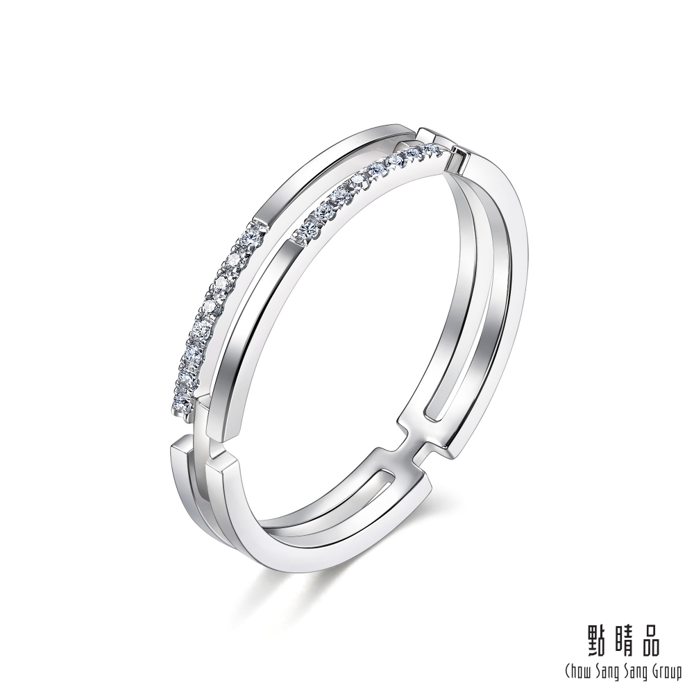 點睛品 PROMESSA 如一系列 18K金鑽石戒指(女戒)