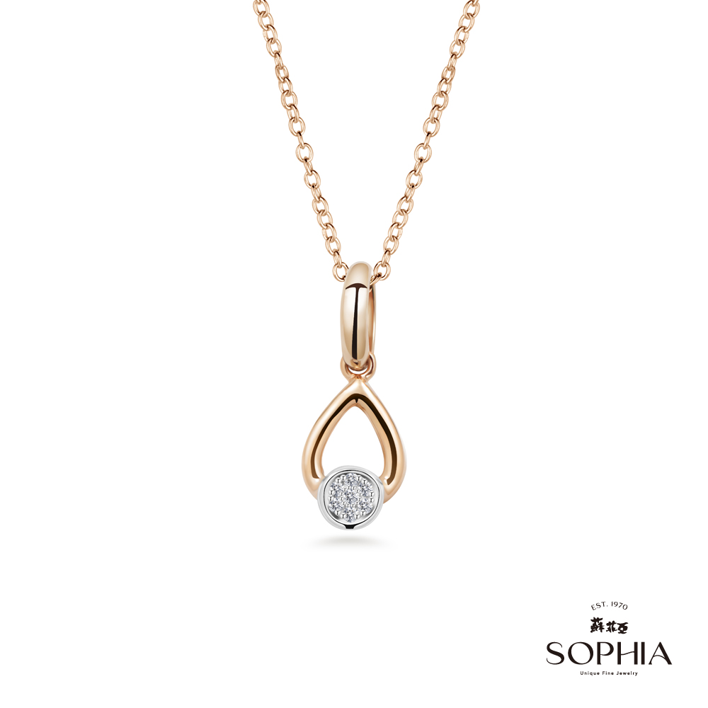 SOPHIA 蘇菲亞珠寶 - 希拉 14K金 鑽石項墜
