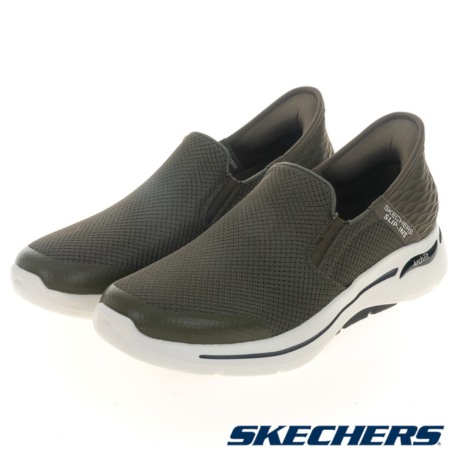 SKECHERS 男鞋 健走系列 瞬穿舒適科技 GO WALK ARCH FIT - 216259OLV