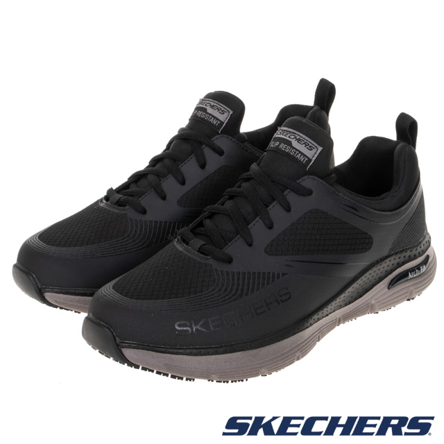 SKECHERS 男鞋 休閒鞋 工作鞋系列 ARCH FIT SR - 200149BKGY