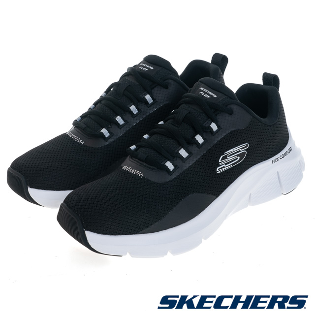 SKECHERS 男鞋 休閒鞋 休閒系列 FLEX COMFORT - 232686BKW