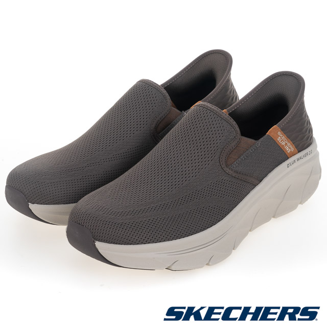 SKECHERS 男鞋 休閒系列 瞬穿舒適科技 DLUX WALKER 2.0 - 232463BRN