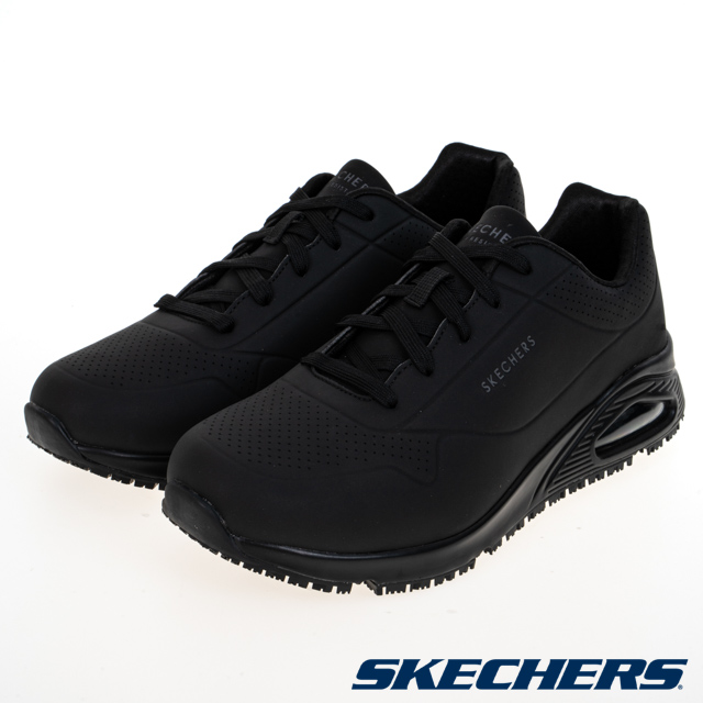 SKECHERS 男鞋 工作鞋系列 UNO SR 寬楦款 - 200054WBLK