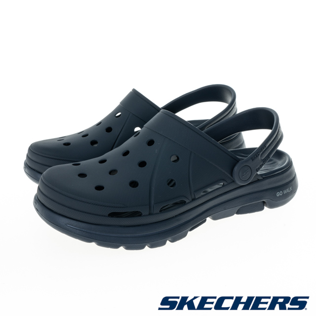 SKECHERS 男鞋 健走鞋 健走系列 涼鞋 拖鞋 GO WALK 5 FOAMIES - 243019NVY