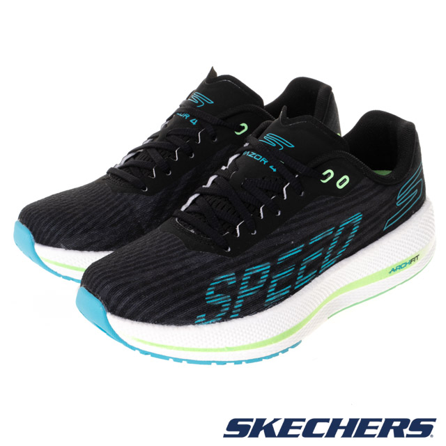 SKECHERS 女鞋 競速慢跑系列 GO RUN RAZOR 4 - 172075BKBL