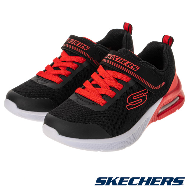 SKECHERS 童鞋 男童系列 MICROSPEC MAX - 403773LBKRD
