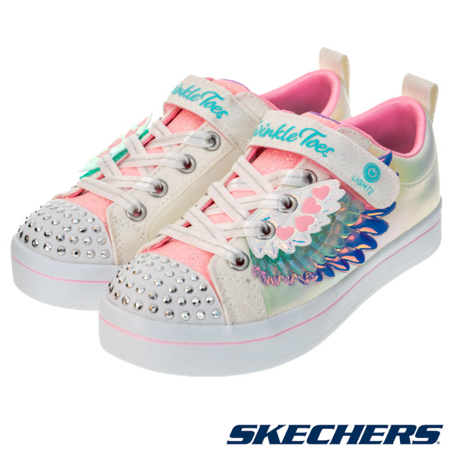 SKECHERS 童鞋 女童系列 燈鞋 TWI-LITES 2.0 - 314454LWMLT