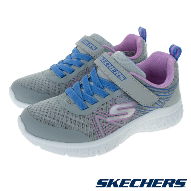 SKECHERS 童鞋 女童系列 MICROSPEC PLUS - 303535LGYMT