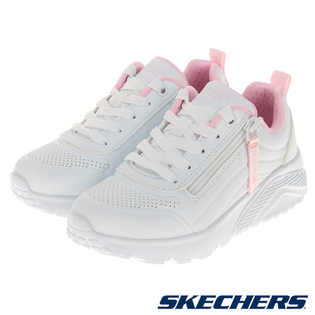 SKECHERS 童鞋 女童系列 UNO LITE - 310387LWHT