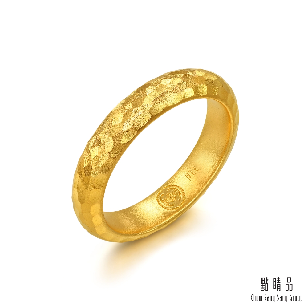 點睛品 祝福滿滿 黃金戒指 計價黃金(港圍11號)
