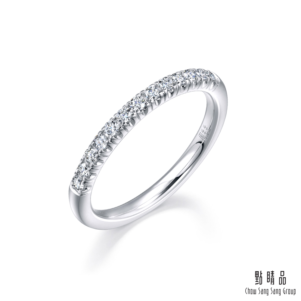 點睛品 PROMESSA 18分 星宇系列 18K金鑽石戒指