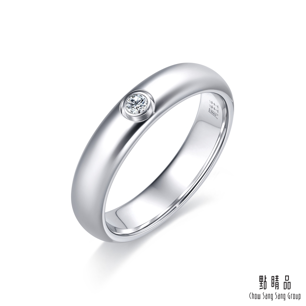 點睛品 PROMESSA 如一系列 18K金鑽石戒指(女戒)