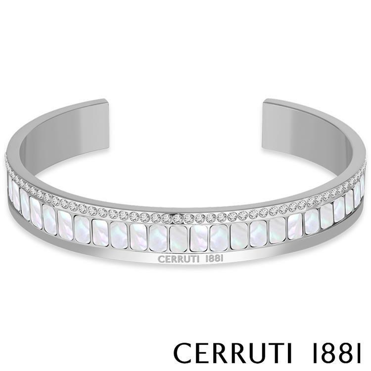 【Cerruti 1881】限量2折 經典QUATRO手環 全新專櫃展示品(CG6611)