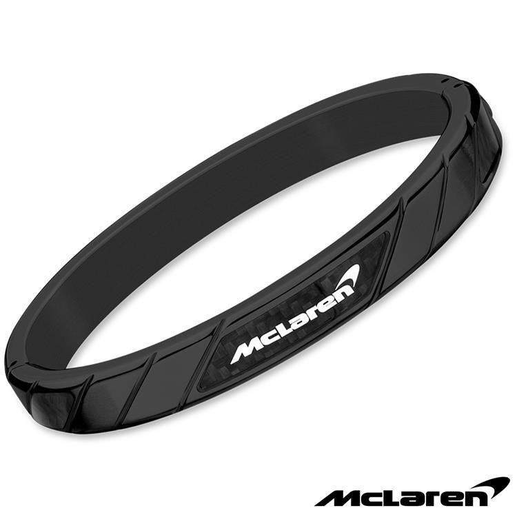 McLaren 限量2折 頂級英國超跑不銹鋼碳纖維手環 全新專櫃展示品(MG0102)