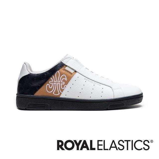 ROYAL ELASTICS ICON OG 白棕黑真皮運動休閒鞋 (男) 01943-079
