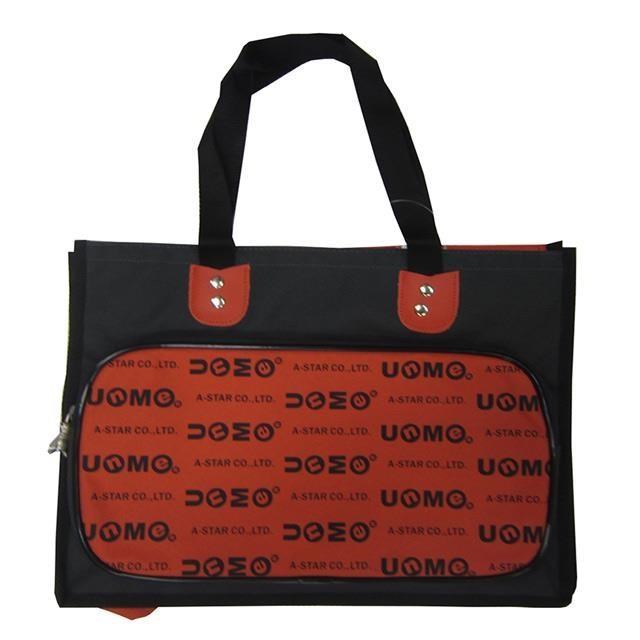 UNME 手提袋大容量可A4資料夾水瓶網袋可提防水尼龍布台灣製造