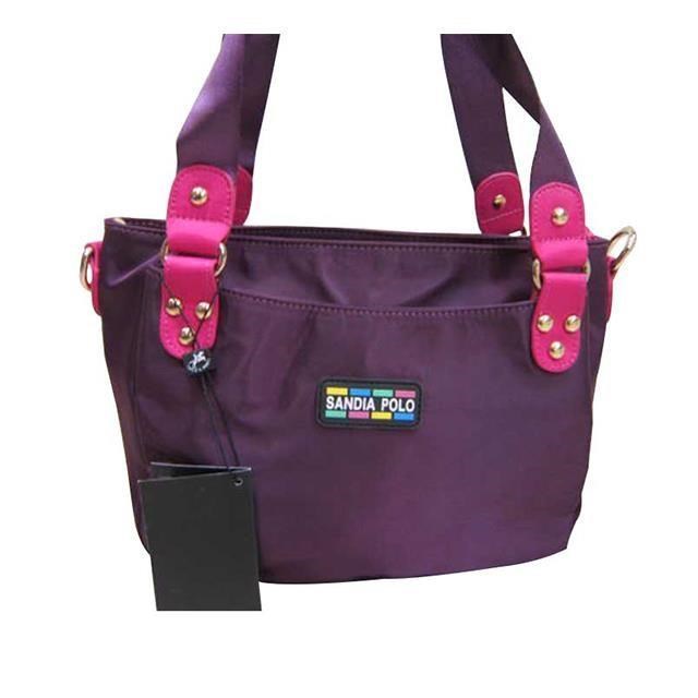 SANDIA-POLO專櫃 手提包小容量隨身物品專用包進口防水尼龍布