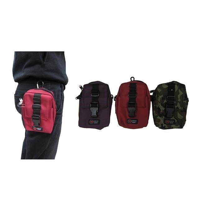 腰包掛式腰包5.5吋手機適用主袋+外袋共二層防水尼龍布插筆外袋附長背帶