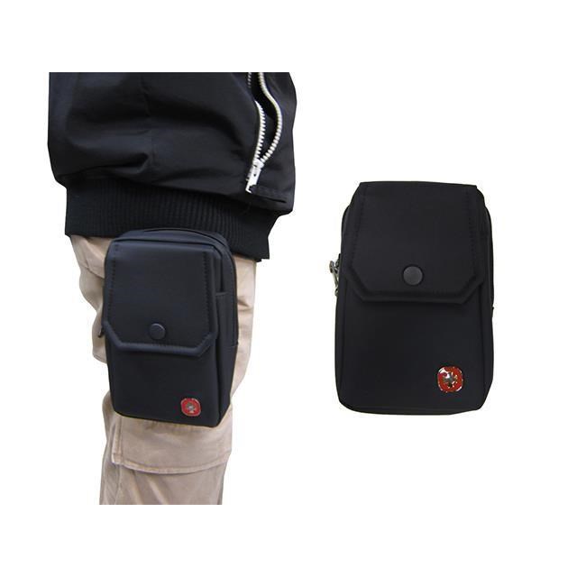 腰掛包中容量6吋機防水尼龍外袋可5.5吋穿過皮帶