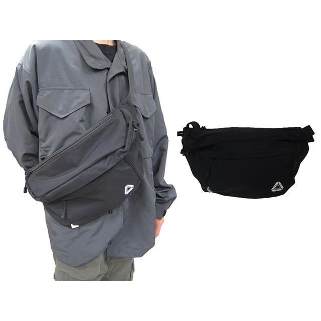 SPYWALK 腰胸包超大腰包容量防水尼龍布主袋+外袋共四層臀包胸前包