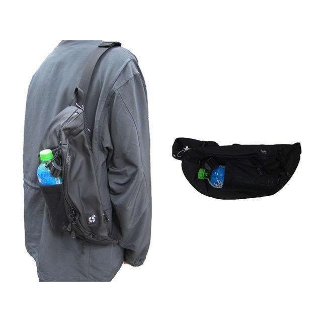 SPYWALK 腰胸包大容量水瓶外袋科技防水尼龍布主袋+外袋共四層臀包胸前包