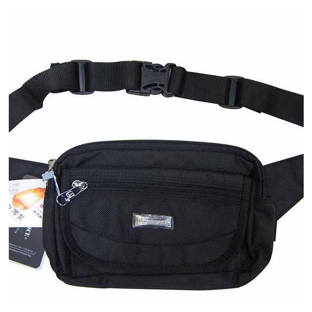 CAUTION腰包台灣製造品質保證外袋可放6吋機運動休閒高單數防水尼龍布