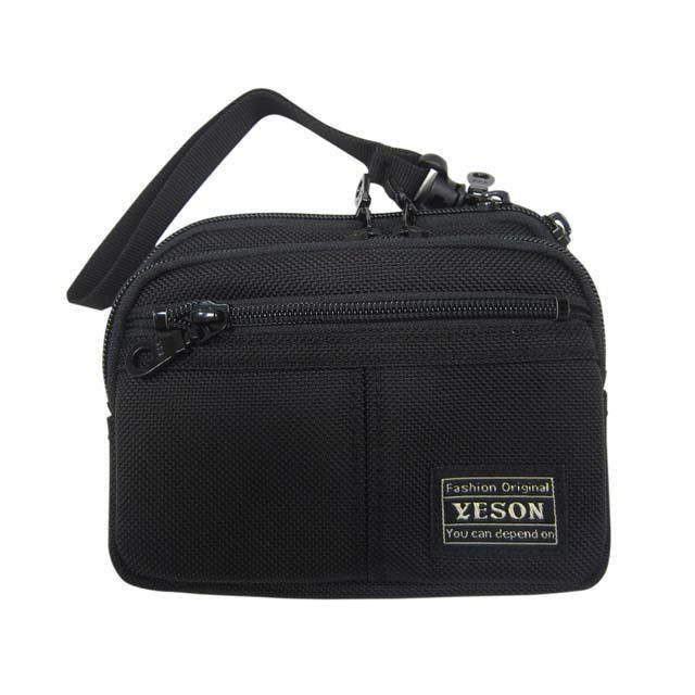 YESON 腰包外袋+主袋共三層可4.7寸手機高單彈道防水尼龍布腰包肩背斜側