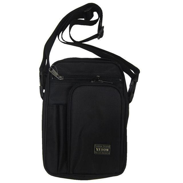 YESON 肩側背小容量二用主袋+外袋共三層插筆外袋肩斜背腰背高單數