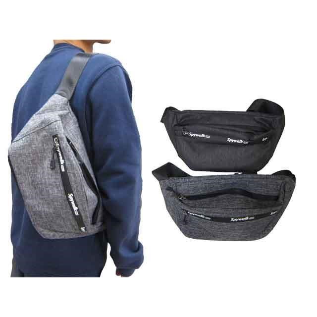 SPYWALK 腰包中容量主袋+外袋共三層腰背肩背斜側背工作