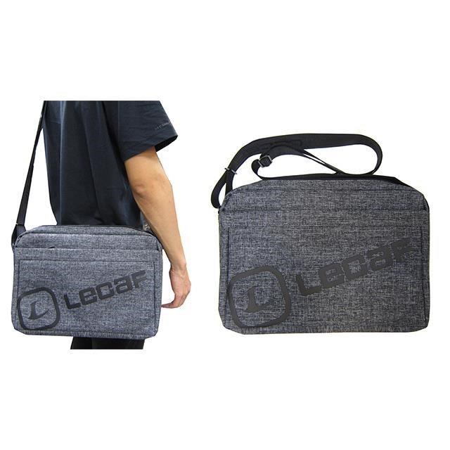 LECAF 斜側包肩背包小容量8寸平板二層拉鍊主袋+外袋共四層