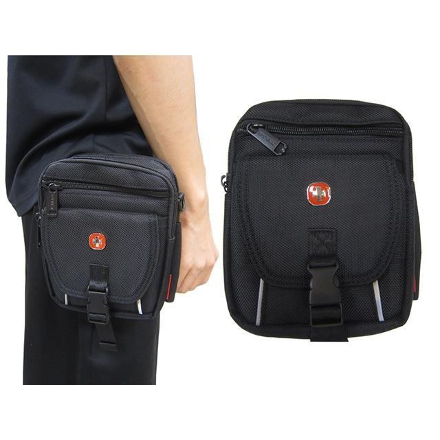 SPYWALK 腰掛包中容量二主袋+外袋共四層防水尼龍布5.5寸手機插筆外袋