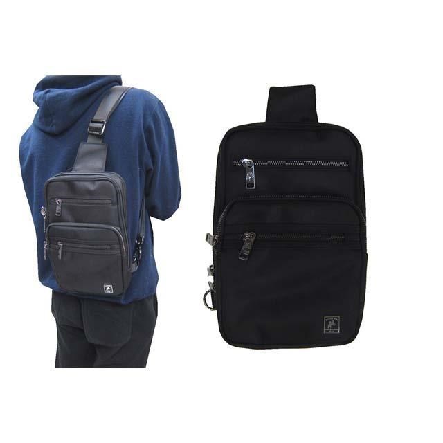 SANDIA-POLO 單肩後背包小容量單左右肩雙後背二層主袋+外袋共六層