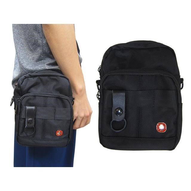 SPYWALK 腰掛包大容量主袋+外袋共二層防水尼龍布7寸手機
