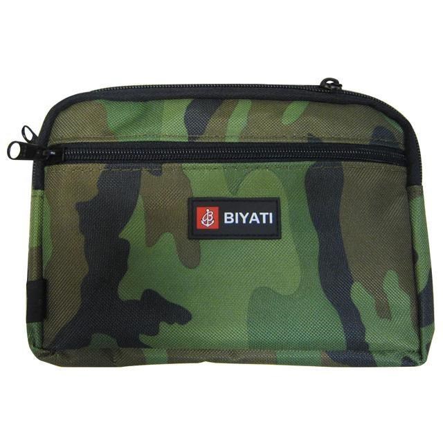 BIYATI 腰包台灣製造可6吋手機穿過皮帶肩背斜側背隨身物品專用防水尼龍布