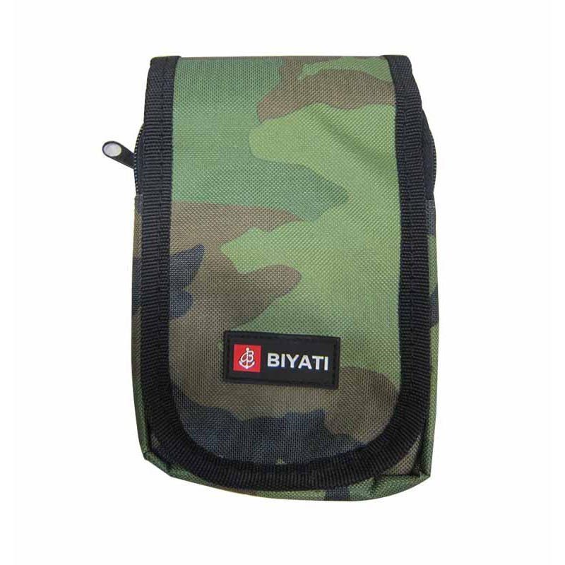 BIYATI 腰包外掛式二層主袋可5.5寸機防水尼龍布材質台灣製造隨身品包