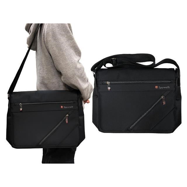 SPYWALK 書包大容量可A4資夾主袋+外袋共六層進口防水尼龍布