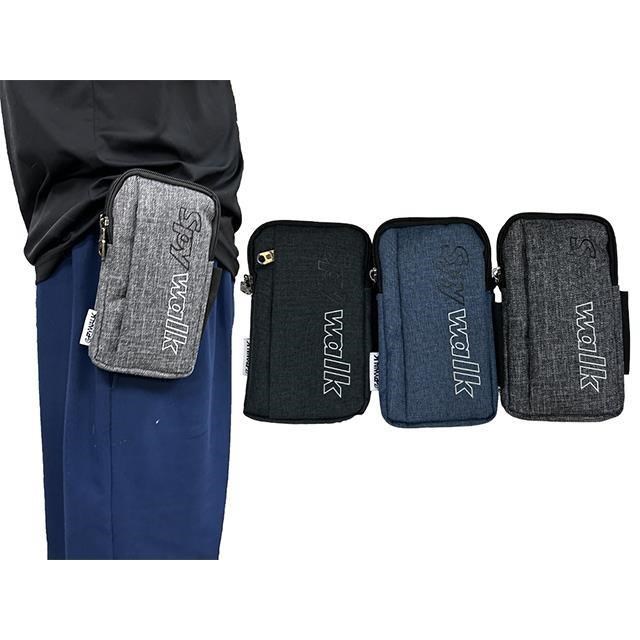 SPYWALK 腰掛包小容量5.5手機二主袋+外袋共三層穿皮帶固定