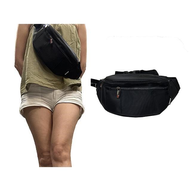 SPYWALK 腰包中容量二主袋+外袋共三層工具大齒拉鍊隨身腰肩斜背
