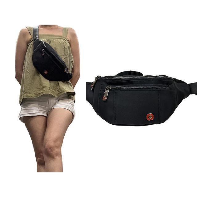 SPYWALK 腰包小容量二主袋+外袋共三層工具大齒拉鍊隨身腰肩斜背