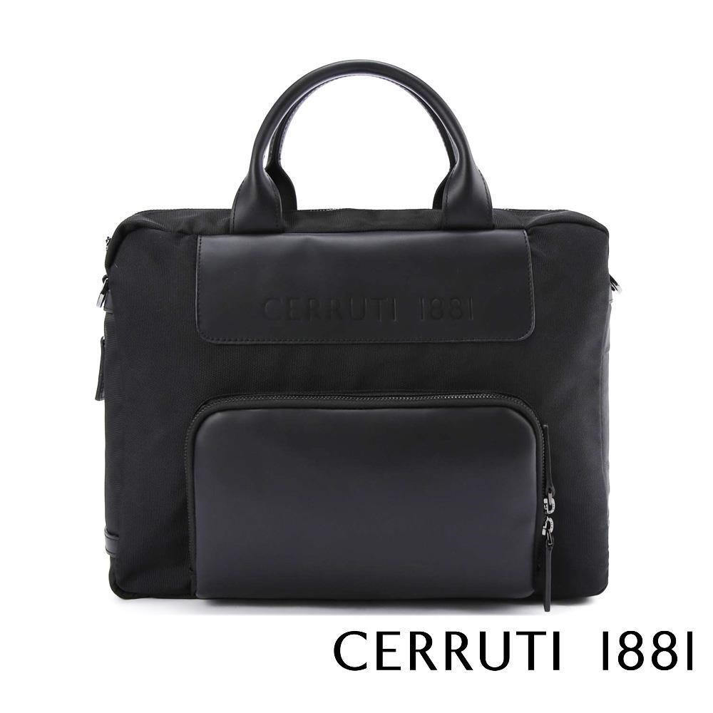 【Cerruti 1881】限量2折 頂級義大利公事包肩背包 全新專櫃展示品(6277N)