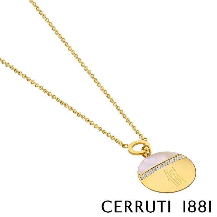 【Cerruti 1881】限量2折 經典FRAGANCIA項鍊 全新專櫃展示品(CN0204)
