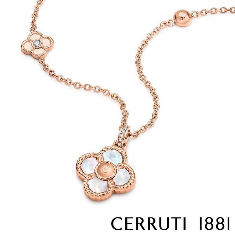 【Cerruti 1881】限量2折 經典PETALOS項鍊 全新專櫃展示品(CN5103)