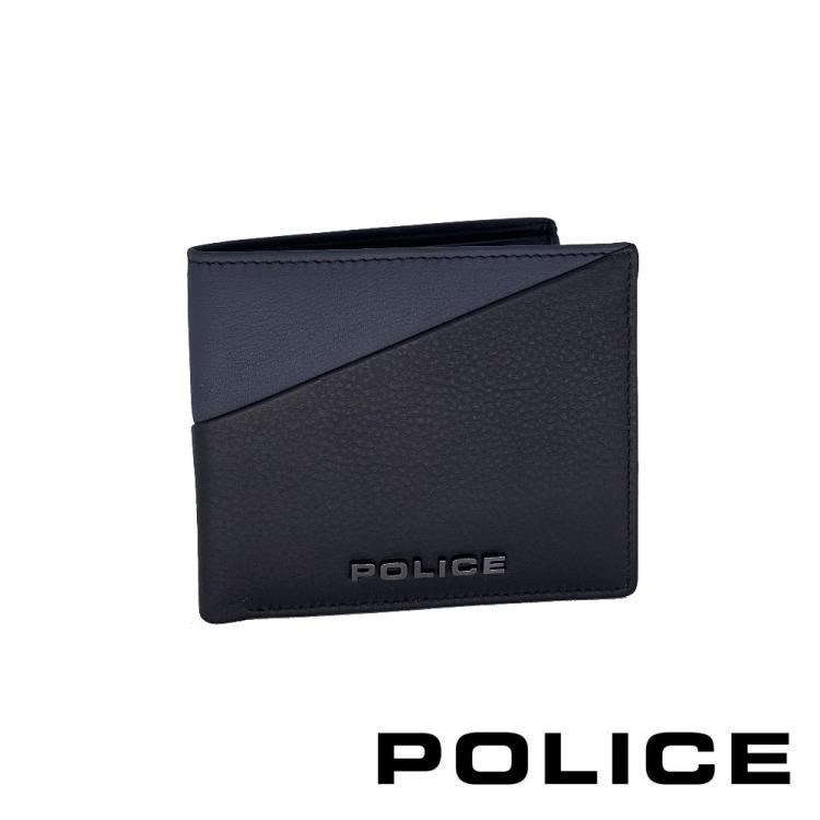 【POLICE】限量2折 頂級NAPPA小牛皮8卡皮夾 全新專櫃展示品(布魯斯系列)