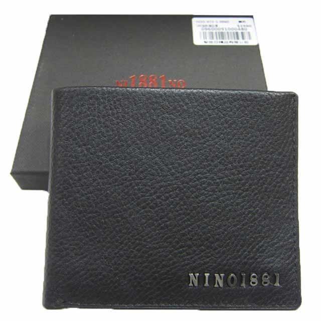18NINO81 短夾專櫃男仕短夾100%進口牛皮加長型尺寸固定型證件