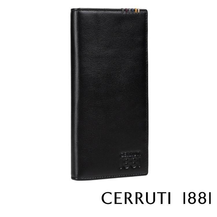 【Cerruti 1881】限量2折 頂級義大利小牛皮12卡長夾 全新專櫃展示品(5652M)